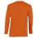 Футболка мужская с длинным рукавом MONARCH 150 оранжевая, размер S