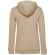 Толстовка с капюшоном женская HOODIE, бежевая, размер XXL