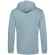 Толстовка с капюшоном унисекс BNC INSPIRE (ORGANIC), серо-голубая, размер XS
