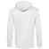 Толстовка на молнии с капюшоном унисекс BNC INSPIRE (ORGANIC), белая, размер XS