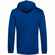 Толстовка на молнии с капюшоном унисекс BNC INSPIRE (ORGANIC), ярко-синяя, размер XS