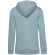 Толстовка с капюшоном женская BNC INSPIRE (ORGANIC), серо-голубая, размер XS