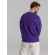 Свитшот унисекс KING, фиолетовый, размер XS