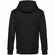Толстовка с капюшоном унисекс KING, черная, размер XS