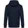 Толстовка с капюшоном унисекс KING, темно-синяя, размер XS