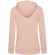 Толстовка на молнии с капюшоном женская BNC INSPIRE (ORGANIC), розовая, размер XS