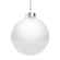Елочный шар FINERY GLOSS, 10 см, глянцевый белый