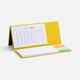 Календарь настольный GRADE, желтый