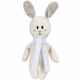 МЯГКАЯ ИГРУШКА BEASTIE TOYS, ЗАЯЦ С БЕЛЫМ ШАРФОМ Мягкая игрушка BEASTIE TOYS, заяц с белым шарфом