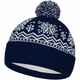 Шапка ELNIK, синяя с молочно-белым