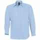 Рубашка мужская с длинным рукавом BOSTON голубая, размер M