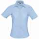 Рубашка женская с коротким рукавом ELITE голубая, размер XS
