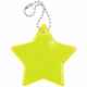 Светоотражатель SPARE CARE, звезда, желтый неон