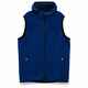 Жилет с капюшоном унисекс GOTLAND, синий, размер S