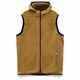 Жилет с капюшоном унисекс GOTLAND, горчичный, размер S