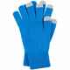 Перчатки сенсорные URBAN FLOW, ярко-голубые, размер L/XL