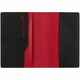 Обложка для паспорта MULTIMO, черная с красным
