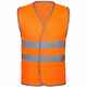 Сигнальный жилет СО-1 ТР, оранжевый флуоресцентный (170;176)-(88;92)