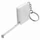 Брелок с рулеткой SQUARE, VER.2, белый
